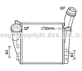 Интеркулер AVA QUALITY COOLING PR4086 для PORSCHE CAYENNE