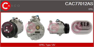 CASCO CAC77012AS Компрессор кондиционера для OPEL CORSA C (X01) 1.2 (F08, F68)