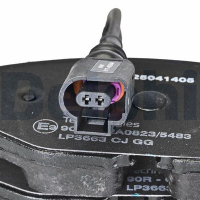 BREMSBELAGSATZ SCHEIBENBREMSE DELPHI LP3663 2