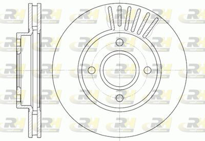 Тормозной диск ROADHOUSE 6211.10 для FORD USA CONTOUR