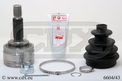 Шарнирный комплект, приводной вал CDX 6604/43 для MITSUBISHI COLT