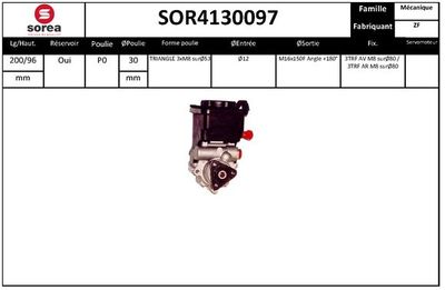 POMPA HIDRAULICA SISTEM DE DIRECTIE EAI SOR4130097