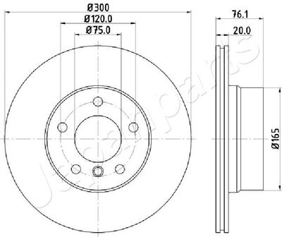 DISC FRANA JAPANPARTS DP0135 1