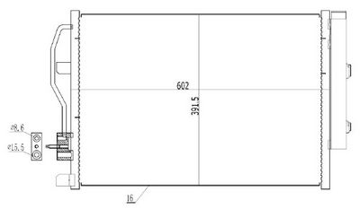 KONDENSATOR KLIMAANLAGE