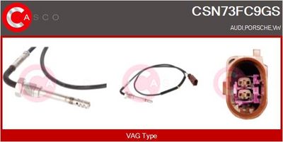 SENZOR TEMPERATURA GAZE EVACUARE