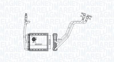 топлообменник, отопление на вътрешното пространство MAGNETI MARELLI 350218534000