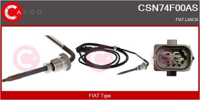 SENZOR TEMPERATURA GAZE EVACUARE