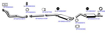 Изпускателна система OPTIMAL OP-EXSVG427
