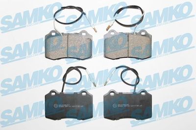 SAMKO 5SP1141 Тормозные колодки и сигнализаторы  для PEUGEOT 406 (Пежо 406)