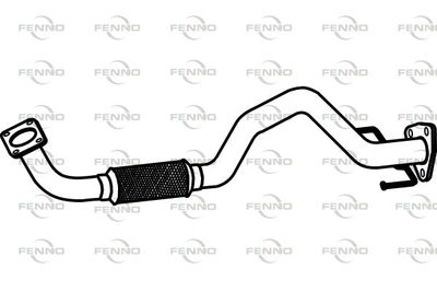 Rura wydechowa FENNO 1J0254301S