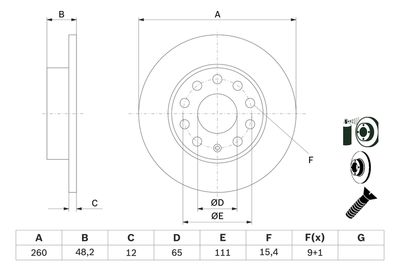 Brake Disc 0 986 479 155