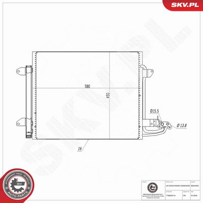 CONDENSATOR CLIMATIZARE ESEN SKV 86SKV024 6