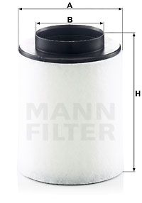 Воздушный фильтр MANN-FILTER C 17 023 для AUDI A8