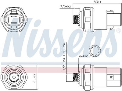 COMUTATOR PRESIUNE AER CONDITIONAT NISSENS 301043 4