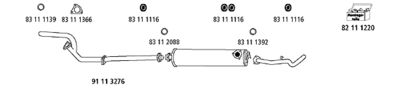 SISTEM DE ESAPAMENT HJS VW1423