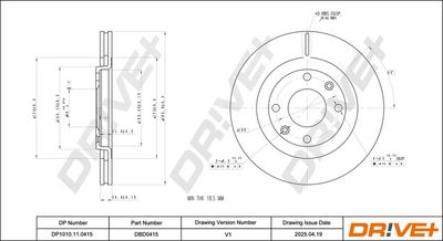 BREMSSCHEIBE DR!VE+ DP1010110415 2