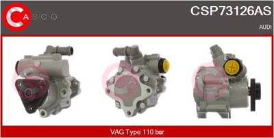 Гидравлический насос, рулевое управление CASCO CSP73126AS для AUDI A4