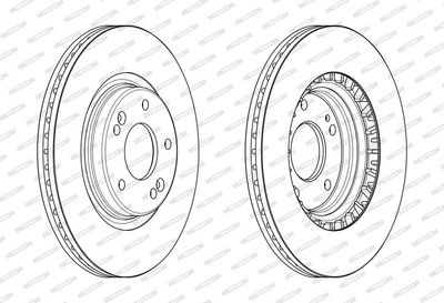 BREMSSCHEIBE FERODO DDF2680C 1