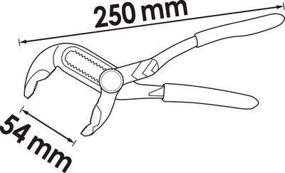 Universālās knaibles VIGOR V6504-250
