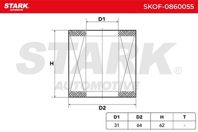 маслен филтър STARK SKOF-0860055