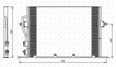 Condenser, air conditioning 35196