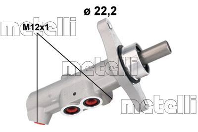 METELLI 05-1177 Ремкомплект тормозного цилиндра  для DACIA DUSTER (Дача Дустер)