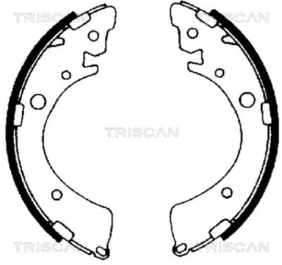 Комплект тормозных колодок TRISCAN 8100 40441 для HONDA LOGO