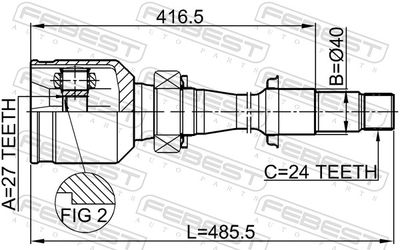 Joint Kit, drive shaft 0111-MCV30RH