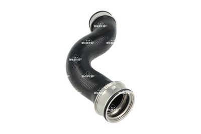 Intercooler slang Rechts (Uitlaatzijde, diameter 48mm, lengte 320mm, zwart)