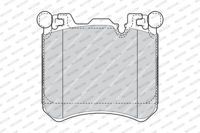 SET PLACUTE FRANA FRANA DISC FERODO FDB4351 1