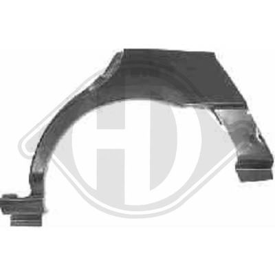 DIEDERICHS 9920131 Подкрылок  для MAZDA 323 S V (BA) 1.6 TD