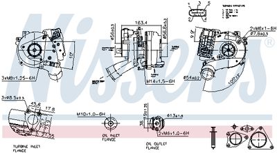 Компрессор, наддув NISSENS 93501 для AUDI A5