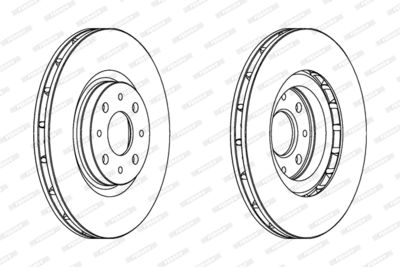 Bromsskiva FERODO DDF1122