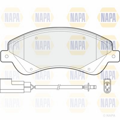 Brake Pad Set NAPA NBP1250