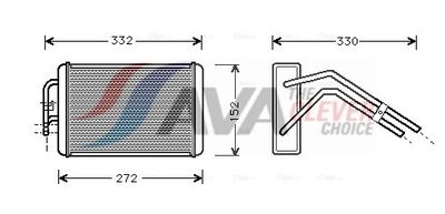 топлообменник, отопление на вътрешното пространство AVA Clever Choice FD6291