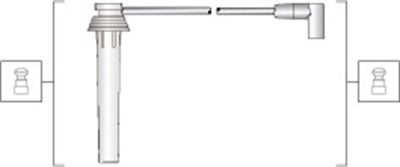 Комплект проводов зажигания MAGNETI MARELLI 941318111276 для DODGE STRATUS