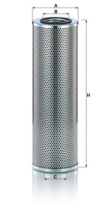 Filter, drifthydraulik MANN-FILTER H 1266 för LIEBHERR