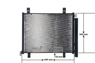 CONDENSATOR CLIMATIZARE MAHLE AC747000S 12
