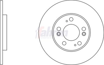 Fahren Brake Disc FBD6753