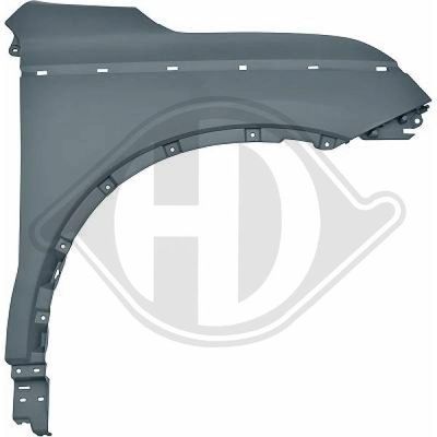 DIEDERICHS 4445206 Подкрылок  для RENAULT KOLEOS II (HC_) 2.5 Sce 4WD