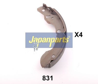 JAPANPARTS Stabdžių trinkelių komplektas