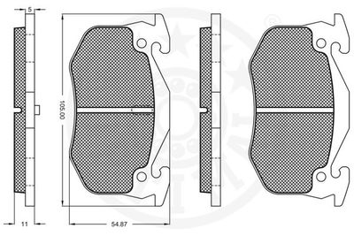 SET PLACUTE FRANA FRANA DISC OPTIMAL 9639 2