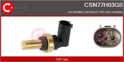 Snímač, teplota chladiva CASCO CSN77H03GS