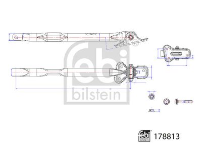Achteras spoor controle arm Rechts (bodem, bodem, longitudinaal) past: LAND ROVER FREELANDER 2, RANGE ROVER EVOQUE 2.0-3.2 10.06-12.19