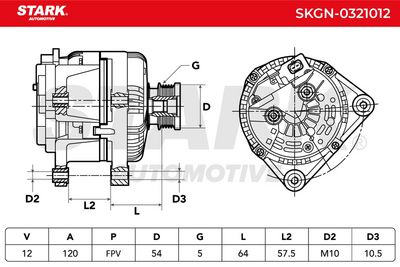 генератор STARK SKGN-0321012