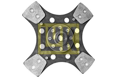 Koppelingsplaat/plaat keramiek (280mm aantal peddels: 4)
