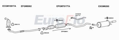 Układ wydechowy EUROFLO VLAST19D1001F