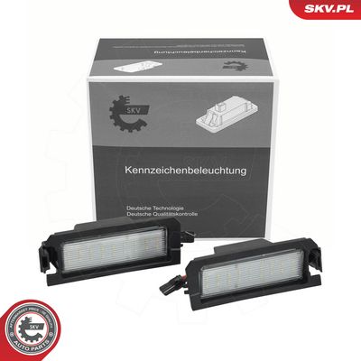 Iluminare numar de circulatie ESEN SKV 72SKV603
