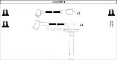 Комплект проводов зажигания NIPPARTS J5386014 для DAIHATSU GRAN