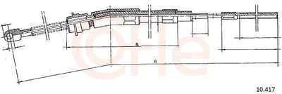 CABLU FRANA DE PARCARE